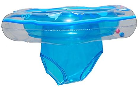 Trista99 PVC Water Toys Children's Baby Under The Armpit Inflatable Swim Ring for Baby Water Playing (Blue)