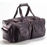 Vachetta Extra Large Pocket Duffel in Café