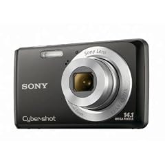 Sony DSCW520B Digitalkamera (14 Megapixel, 5-fach opt. Zoom, 2,7 Zoll Display, bildstabilisiert) schwarz