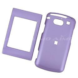 AT&T UTStarcom Quickfire PCD Rubberized Snap-on Protector Hard Case Light Purple Cover