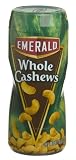 Emerald Nuts Whole Cashews, 10-Ounce Canisters (Pack of 4)