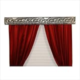 IMAGE OF BCL Drapery Hardware WHAS Wild Horses Curtain Rod Valance in Antique Silver