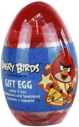 Angry Birds XXL Plastic Surprise Gift Egg with Toy and Candy Inside