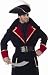 Captain Scurvy Pirate Costume Pirates of the Caribbean 5 Pc INCLUDES EYE PATCH Halloween L or XL
