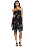 Donna Morgan Womens Strapless Printed Chiffon Dress 41uEYtciytL. SL160 Donna Morgan Womens Strapless Printed Chiffon Dress