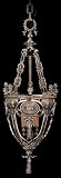 Framburg 1646 FB French Brass Centennial Wrought Iron Three Light Foyer Pendant from the Centennial