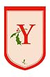 Monogram Holiday Garden Size Flag - Y