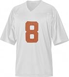 Texas Longhorns White #8 Replica Jersey