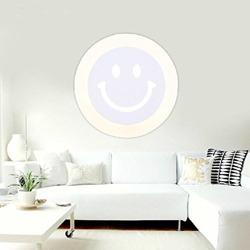 SpiritLED Smile Face Shaped Wall Lamp,Light Source Included