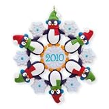 Snow Many Penguins 2010 Hallmark Ornament