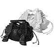 Adi Designs Ruffled Double Handle Handbag