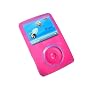 Pink Silicone Skin Case Cover for SanDisk Sansa Fuze 2gb, 4gb & 8gb + Belt Clip, Lanyard & Screen Protector