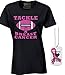 Awkward Styles Women's Tackle Breast Cancer T-Shirt Cancer Awareness Shirt