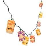 Tiki Head Light String Set - Luau Party Patio Lights