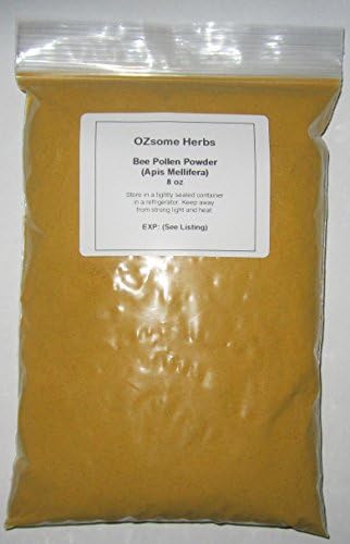 8 oz. Bee Pollen Powder (100% Pure) FRESH U.S.A. APIS MELLIFERA HONEY BEES