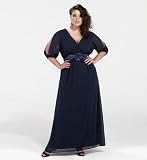 Plus Size Caitlyn Chiffon Gown