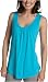 Etnies Juniors' Etnies Womens Lay Low Tank Top,Aqua,Large