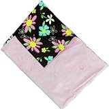 Blossoms Reversible Velour Baby Blanket