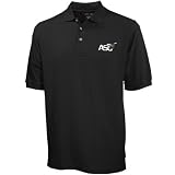 Alabama State Hornets Black Pique Polo