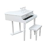 Schoenhut Classic Baby Grand Piano- White