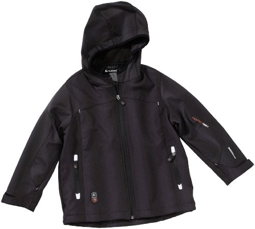 Killtec Kinder Soft Shell Jacke mit abzipbarer Kapuze Lombardo Allover, anthrazit allover, Preisvergleich