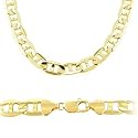 Solid 14k Yellow Gold Gucci Mariner Chain Necklace 7.7mm 20"