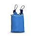 Double Parachute Hammock, Noza Tec Portable Lightweight Nylon Fabric Camping Hammock for Backpacking, Travel, Beach, Yard. Straps Included (Light Blue/Green)