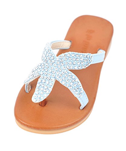 Ozkiz Girls Starfish Filp Flops Sandals