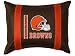 CLEVELAND BROWNS OFFICIAL TEAM JERSEY PILLOW SHAM
