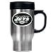 New York Jets Travel Mug with Free Form Team Emblem