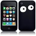 Apple iPhone 3 3G 3GS Fun Case - Googly Eyes - Black Silicone Skin Case Cover From The Keep Talking Shop iPhone 3G/3GS Accessories