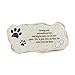 JHB Pet Memorial Dog Stone, Hand-Printed Personalized Loss of Pet Gifts (Shining Paw)