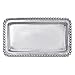 Mariposa 3905 Statement Beaded Tray, One Size, Silver