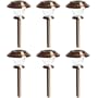 Westinghouse 403206-15  6 Piece Inwood II Solar Lights Set, Copper Finish