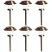 Westinghouse 403206-15 6 Piece Inwood II Solar Lights Set, Copper Finish