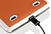 MoKo LG G Pad 7.0 Case - Ultra Slim Smart-shell Stand Case for LG G Pad V400 / V410 (LTE) / VK410 / UK410 / LK430 (G Pad F7.0) 7-Inch Android Tablet, ORANGE (With Smart Cover Auto Wake / Sleep)