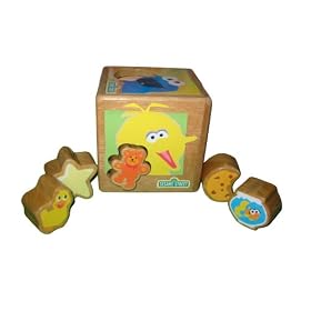 Sesame Street Sort 'N Shape Friends Cube by Manley