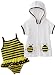 Kids Headquarters Baby-girls Infant Bee Swimwear with Cover Up, White/Yellow/Black, 12 Months