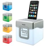 iHOME Ip18W iPhone/iPod Led Color-Changing Dual Alarm Clock Speaker System