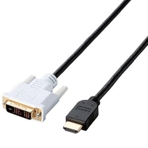 【クリックで詳細表示】エレコム 変換ケーブル HDMI-DVI 1.5m ブラック CAC-HTD15BK