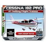 The Sharper Image Cessna 182 Pro Series Electric RTF Rc Plane w/ 2.4 Radio