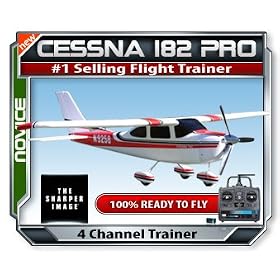 The Sharper Image Cessna 182 Pro Series Electric RTF Rc Plane w  2.4 Radio from ParkZone Electric Airplanes