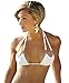PEGGYNCO Womens White Scooped Open-Tri 2-Pieces Hot Bikini