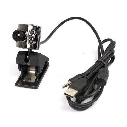 spécification SODIAL(TM) Webcam USB 20,0 M Pixels 6 LED CamšŠra pour PC