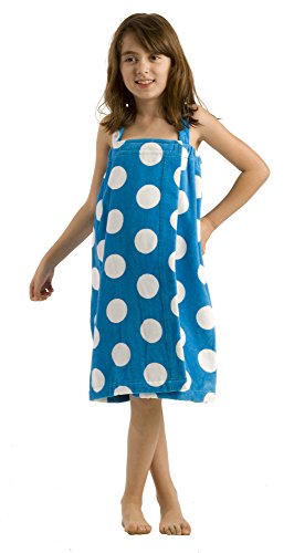 byLora Polka Dotted Terry Cotton Girls Wrap Towels