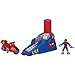Playskool Heroes Spider-Man Adventures Action Figure Racing Spider-Man Launcher