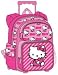 Sanrio Hello Kitty Rollling Backpack - Full size Kitty Luggage - Delicious Apple !