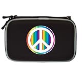 Nintendo DS Lite Black Carrying Case of Nano Chromatic Peace Symbol