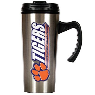 Clemson Tigers 16oz Stainless Travel Mug