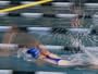 A Swimmer Races Through the Water at a Swimming Competition National Geographic Collection Photographic Poster Print by Michael S. Lewis, 24x18